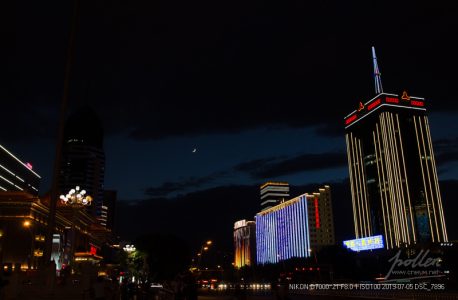 久违的城市夜景