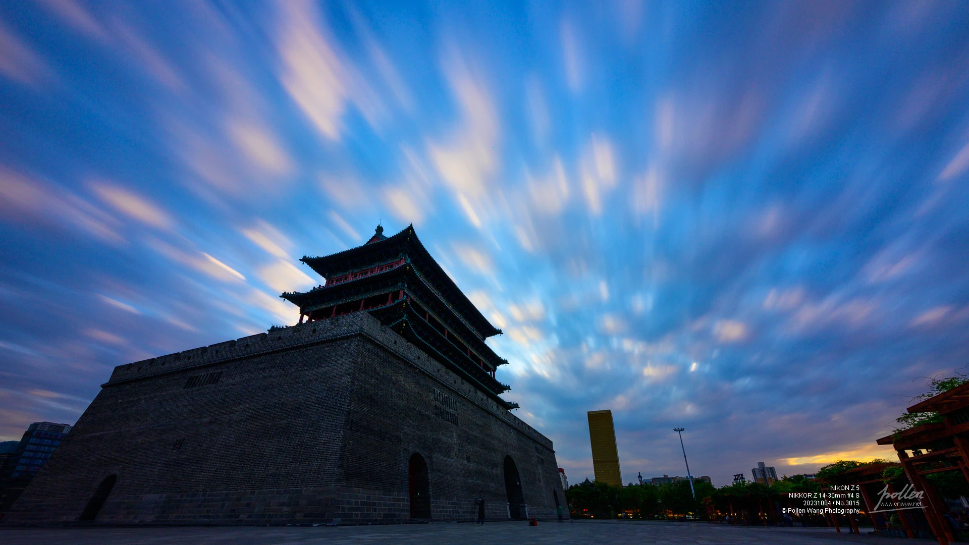 国庆节 太原 五一广场 首义门